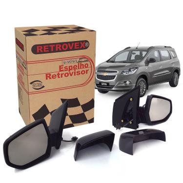 Imagem de Par De Espelho Retrovisor Eletrico Retrovex Spin 2013 A 2013