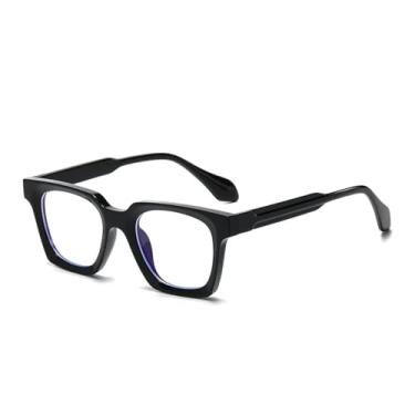 Imagem de Óculos de sol da moda femininos e masculinos punk anti luz azul armação de óculos(2)