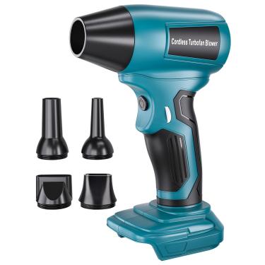 Imagem de Taingwei Soprador de folhas sem fio para bateria Makita 18V – motor de alta velocidade, sem escova, 130.000 RPM, design leve para folhas, poeira, neve, cuidados com o gramado, limpeza de pátio