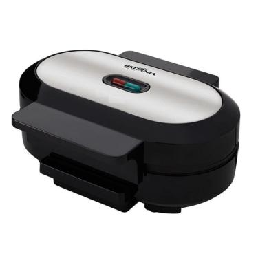 Imagem de Grill Britania Preto Inox 1000w P/ 2 Hamburgueres 220v