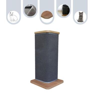 Imagem de Arranhador Para Gatos Canto Sofá modelo Carpet - Amadeirado - Maderacc