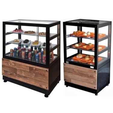 Imagem de Combo Balcão Retilineo Refrigerado 1,0m e Quente 70cm - 127V - Omega