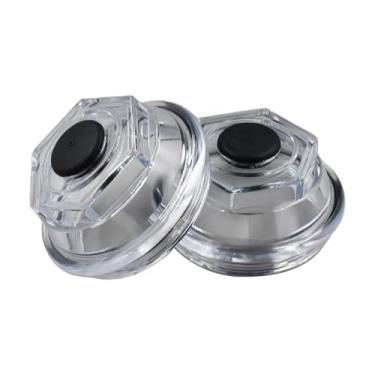 Imagem de Zeenparts 2 tampas de pó para banho de óleo K71-704-00 compatíveis com Dexter 9K 10K 8-415 (após julho de 2009) Número do tambor 8-430 (após abril de 2013) Roscas OD de 3,5 Roscas OD Eixo de Reboque