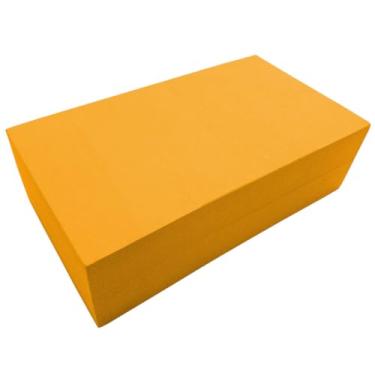 Imagem de Kit com 8 Blocos de Yoga em EVA 23x13x7cm Para Treinos (Laranja, 23x13x7cm)