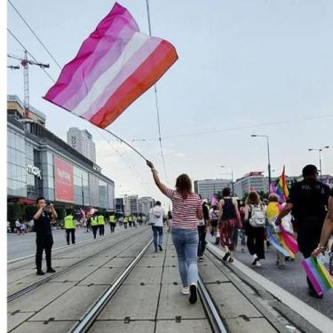 Imagem de Bandeira Lésbica Orgulho Lgbtqia+ 1,50m X 0,90m 2024 - WCAN