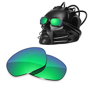 Imagem de Lente polarizada ToughAsNails de substituição para óculos de sol Oakley Juliet – mais opções, Emerald Green, One Size
