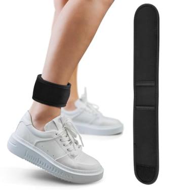 Imagem de Xxerciz Pulseira de tornozelo compatível com Fitbit Inspire 3, Fitbit Charge 6 Fitness, pedômetro, tira no tornozelo para homens e mulheres (grande)