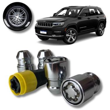 Imagem de Kit Trava Porca / Parafuso Roda Antifurto Cabeça Giratória 1005 Jeep G