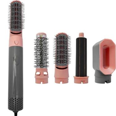 Imagem de Kit Modelador 5 em 1 Escova e Secadora para Transformar Seu Cabelo - A