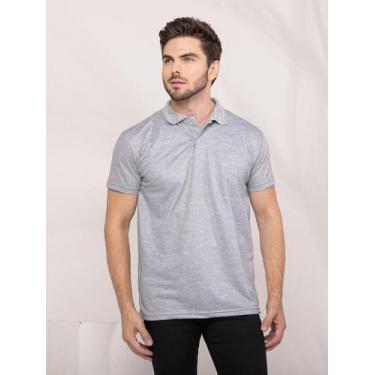Imagem de Camisas Camiseta Masculinas Polo De Alta Qualidade - Sleek Store, Cinz
