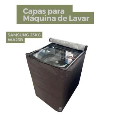 Imagem de Capa para lavadora samsung 23kg wa23b impermeável flex - Clean Capas, 