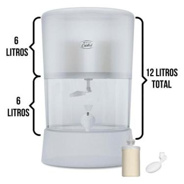 Imagem de Filtro Purificador de Água Stefani Cristal 6 Litros - Ceramica Stefani