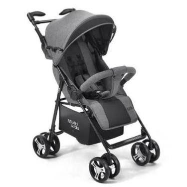 Imagem de Carrinho Bebe Passeio Dobrável Reclinável Travel System Infantil Multi
