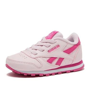 Imagem de Reebok Tênis infantil Club C para meninas, Giz/Sempre Azul/Amarelo Elétrico, 21