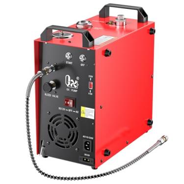 Imagem de GX PUMP Compressor de ar PCP portátil CS4-I, motor potente de 350 W, máximo 5800 psi/40 MPa, conversor doméstico embutido, resfriamento de água e ventiladores, 5 horas de trabalho contínuo, compressor