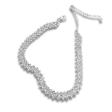 Imagem de Choker "Glow Luxe" Cravejada em Zircônias - Gargantilha Feminina de Luxo e Brilho Intenso - Semi Joia Glamourosa + Bolsa de Veludo