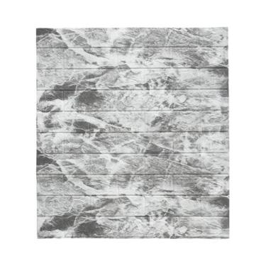 Imagem de Papel De Parede Autoadesivo À Prova d'Água Com Padrão De Tijolo 3D 70c