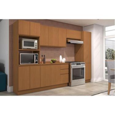 Imagem de Kit Cozinha Modulada 6 Peças Ciela (2Aéreos+1Balcão+1Paneleiro+1TorreQuente+1Complement...