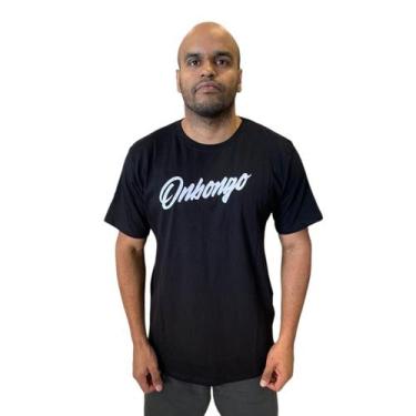 Imagem de Camiseta Onbongo Masculina Original Estampa Silk Zero Toque, GG, Preto