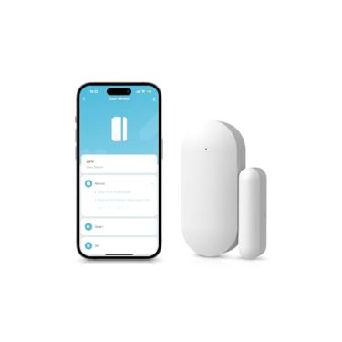 Imagem de Clouree Sensores De Alarme Para Porta E Janela, Bateria Longa Duração, Sem Fio, Segurança, Notificação Em Tempo Real, Sensor Contato Wi-Fi, Controle Por Aplicativo, Mensalidade, Branco
