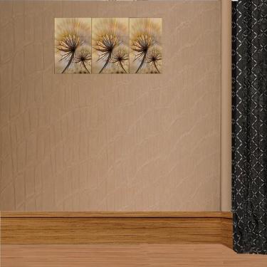 Imagem de Rodapé de MDF Frisado de 10cm x 2,40m Rende 2,4 Metros Moldufama 1002 Nogueira Málaga