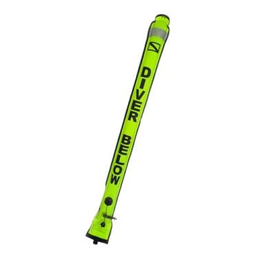 Imagem de menolana Marcador de superfície de mergulho Boia de mergulho Suprimentos Equipamento prático com faixa reflexiva Alta visibilidade portátil SMB