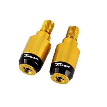 Imagem de Extremidades de manoplas de guidão de motocicleta, tampas de extremidade de manoplas, acessórios deslizantes de peso para Tmax 560 500 530 T Max TMAX530 DX SX