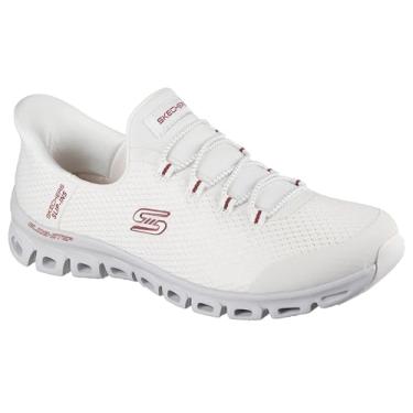 Imagem de Skechers Tênis feminino Glide-Step-Vibey Hands Free Slip-ins, Owgr=off branco/verde, 42
