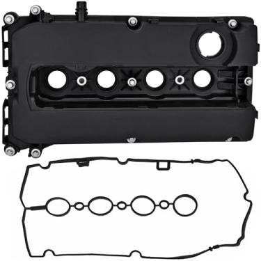 Imagem de BDFHYK Tampa de válvula de eixo de comando com junta compatível com Chevrolet Chevy Cruze Sonic Aveo 2009-2011, compatível com Pontiac G3 2009-2010, compatível com Saturn Astra 1.8L 1.6L 2008