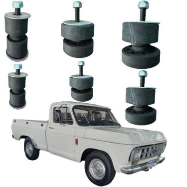 Imagem de Coxim Suspensão Cabine e Radiador Chevrolet C10 D10 C14 - GGA