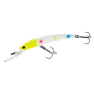 Imagem de Yo-Zuri Crystal Minnow Deep Diver Walleye (F) 90 mm 3-1/2" Wonderbread Flutuante Deep Diver Lure