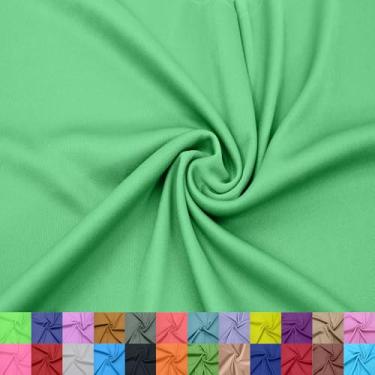 Imagem de Stylish FABRIC Forro interloque 100% poliéster de 152 cm de largura – tecido de malha leve elástico bidirecional da The Yard para vestuário, maternidade, decorações de festa, cortinas, artesanato e