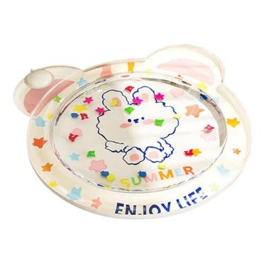 Imagem de Milageto Tapete de água para cães, almofada refrescante, brinquedos para bebês, 80 cm, PVC premium, verão, tapete inflável para brincar, aquático para gatos, Coelho