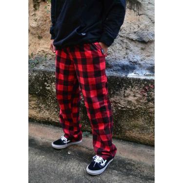 Imagem de Calça Brack Xadrez - Vermelho
