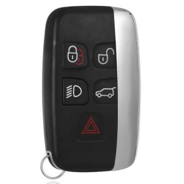 Imagem de Substituição do controle remoto Smart Key Fob compatível com Land Rover Discovery LR2 LR4 Range Rover Evoque Sport 2011-2018 Jaguar F-PACE F-Type XE XF XJ (KOBJTF10A) Entrada sem chave