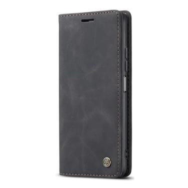 Imagem de HJZSZX Capa de couro para celular Samsung A25 (5G) (para Samsung A25 (5G)/preto)