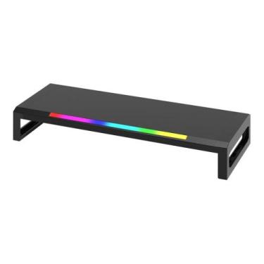 Imagem de Suporte Iluminado Para Monitor e Notebook Bright Led 7 Cores SMN003 Er