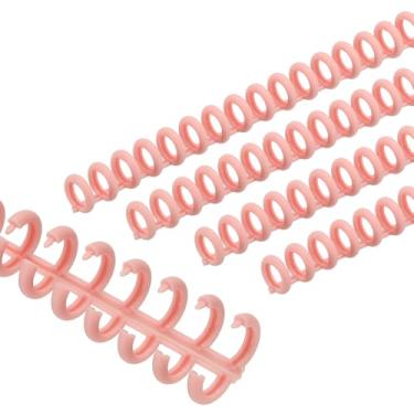 Imagem de PATIKIL Anel de encadernação espiral de 8,5 mm (0,3"), 10 peças, 30 anéis, capacidade para 25 folhas, pente de encadernação para encadernação de folhas de papel, caderno, calendário de fotos, álbum