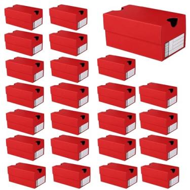 Imagem de 24un. Caixas de Presente para Mini Tênis Vermelhos, Caixa Presente Pequena com Tema Esportivo e Etiqueta Editável Caixa de Lembrancinhas Festa Esportiva para Lanches Doces Biscoitos