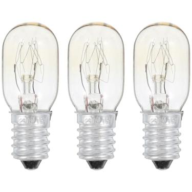 Imagem de Totority Lâmpadas De 25W E14 220-230V Para Geladeira, Lâmpada Retrô Filamento Tungstênio, Incandescente Sal - Amarelo Quente