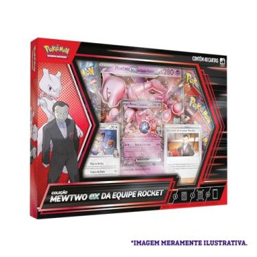 Imagem de Pokémon TCG, Box Pokémon Mewtwo ex da Equipe Rocket