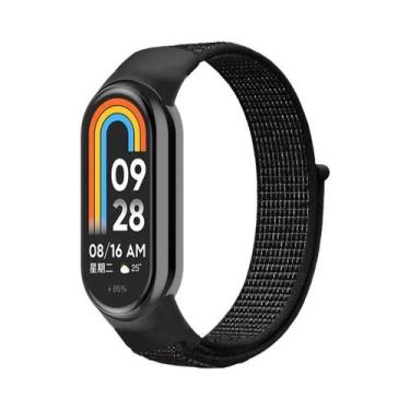 Imagem de Pulseira de Nylon Ajustável para Xiaomi Mi Band 9, 8, 7, 6, 5, 4 e 3 -