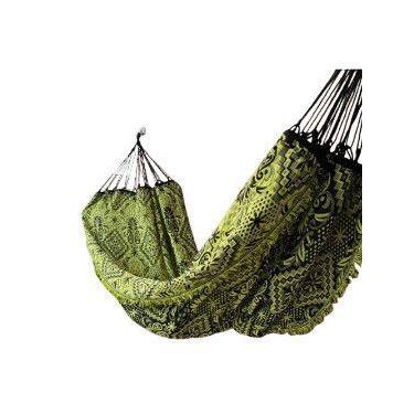 Imagem de Rede Descanso Rede De Dormir Rede De Descanso para Casal Indiana Verde