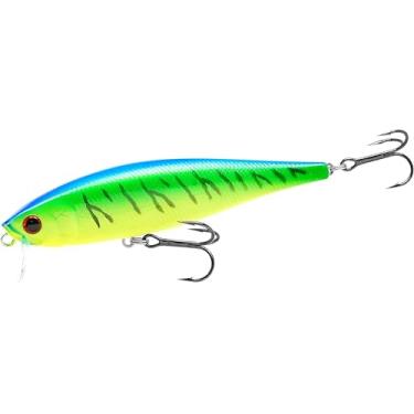 Imagem de LUCKY CRAFT Pointer 100SSR, Jerkbait Side by Side Action Wobbling Freshwater Lake Bass Fishing Bait (128 Blue Chart Tiger)