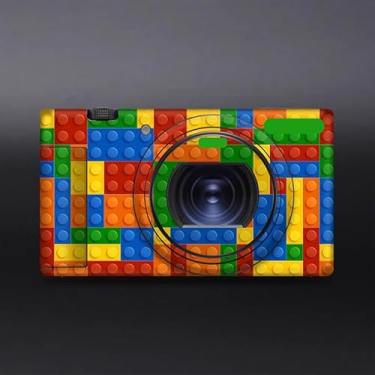Imagem de Película protetora de vinil antirriscos para câmera película protetora para Sony ZV-1 II Mark II (tijolo de brinquedo colorido)
