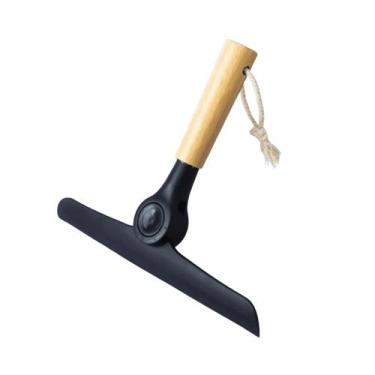 Imagem de Rodo de pia dobravel com cabo de bambu - oikos preto