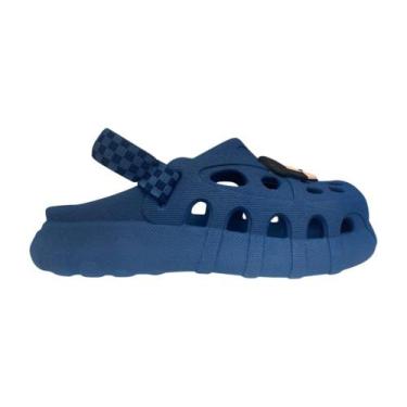 Imagem de Sandália Disney 23242 Stitch/Mickey Clog PVC Infantil, 23, Azul, Branc
