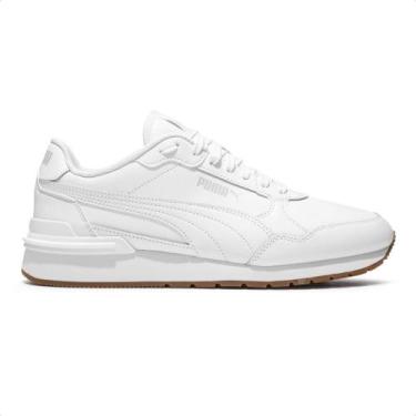 Imagem de Tênis Puma St Runner V4 L Masculino, 42, Branco, Branco