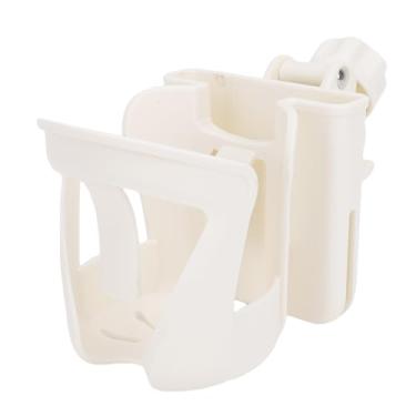 Imagem de Asixxsix Portador da Xícara de Carrinho Com Suporte para Telefone, 360 Graus de Rotação 2 Em 1 Xícara Portador de Telefone para Cadeira de Rodas, Carrinho, Bicicleta, Andador, Scooter (Branco)