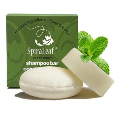Imagem de Conjunto de barras de shampoo e condicionador Spiraleaf PEPPERMINT Sce